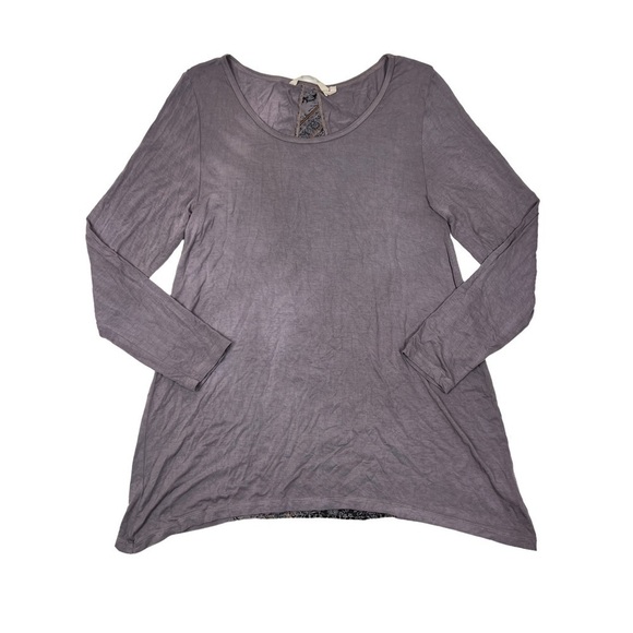 Soft Surroundings Purple Long Sleeve Mystical Moonrise Top - Picture 2 of 5